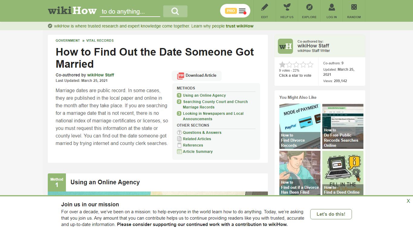 3 Ways to Find Out the Date Someone Got Married - wikiHow